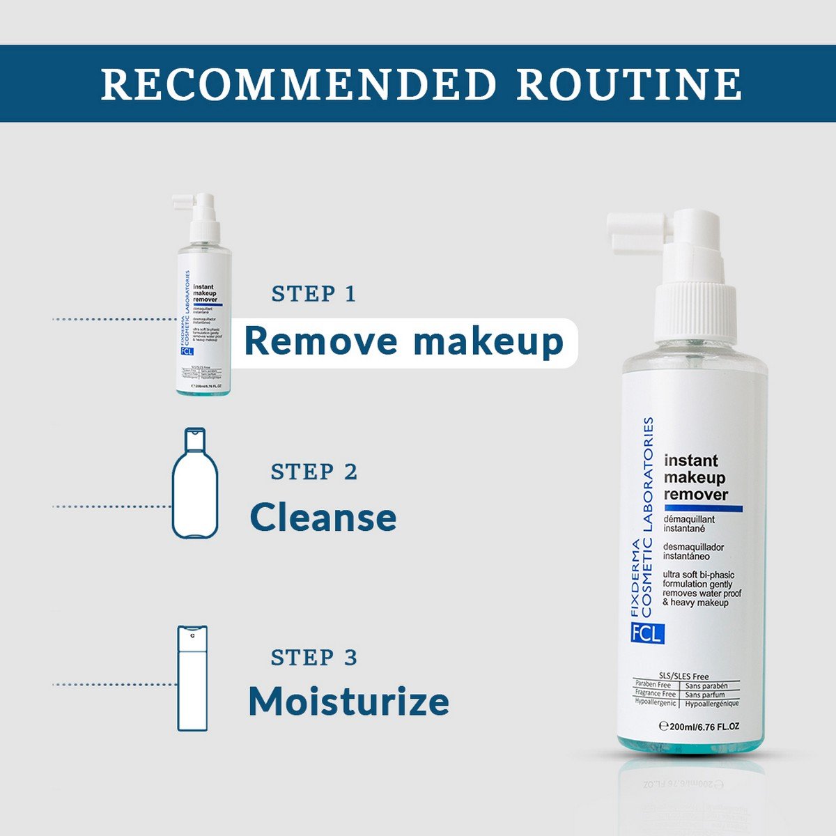 Fixderma Instant Makeup Remover 200 ml, Pack of 1 Fixderma Instant Makeup Remover 200 ml, Pack of 1