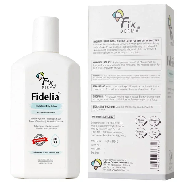 Fixderma Fidelia Hydrating Body Lotion, 250 ml