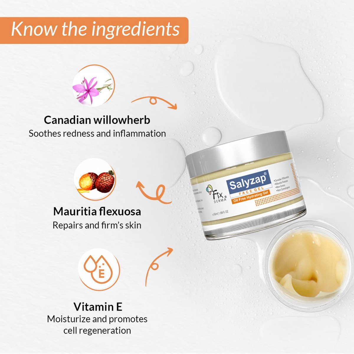 Fixderma Salyzap Face Gel 50 ml, Pack of 1 Fixderma Salyzap Face Gel 50 ml, Pack of 1