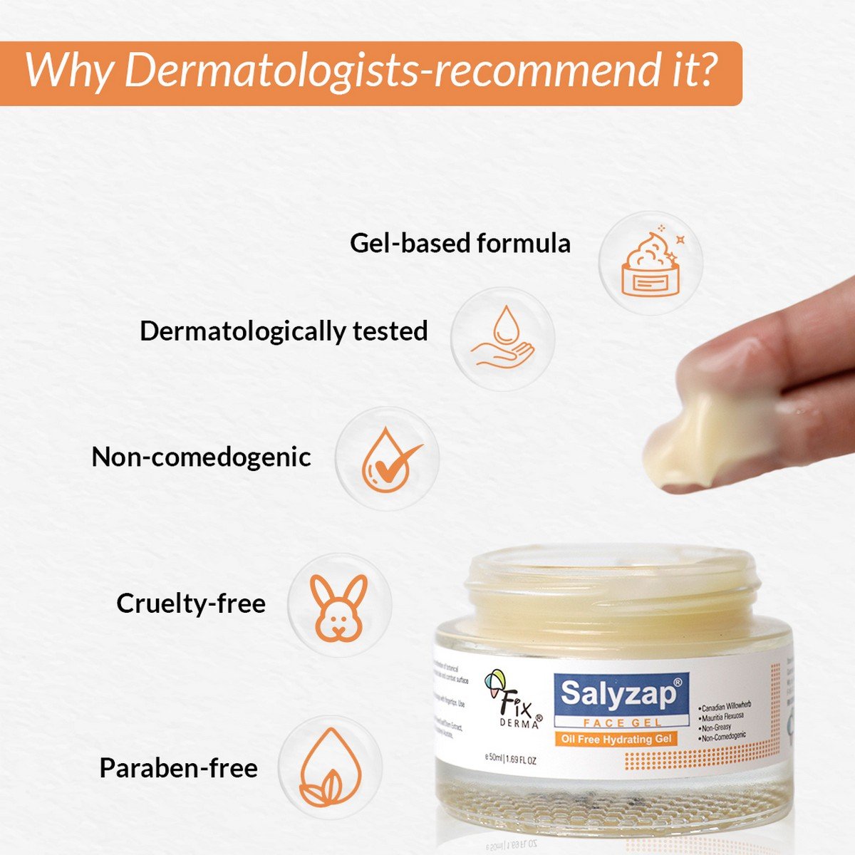 Fixderma Salyzap Face Gel 50 ml, Pack of 1 Fixderma Salyzap Face Gel 50 ml, Pack of 1