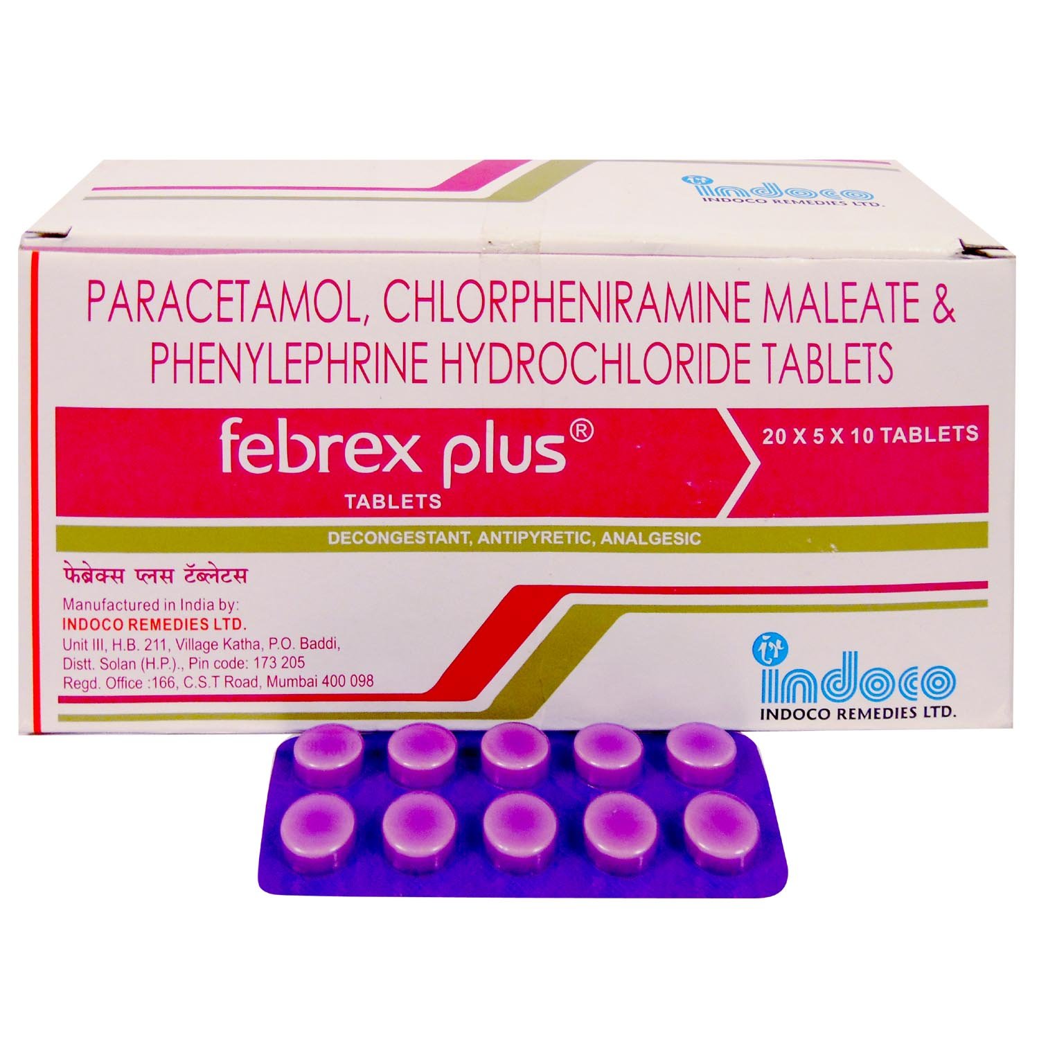 Febrex Plus Tablet 10's, Pack of 10 Febrex Plus Tablet 10's, Pack of 10