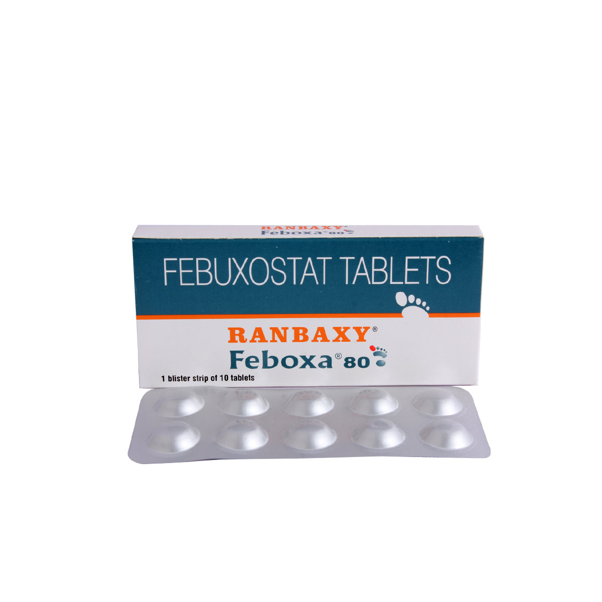 Feboxa 80 mg Tablet, Pack of 10 TABLETS Feboxa 80 mg Tablet, Pack of 10 TABLETS