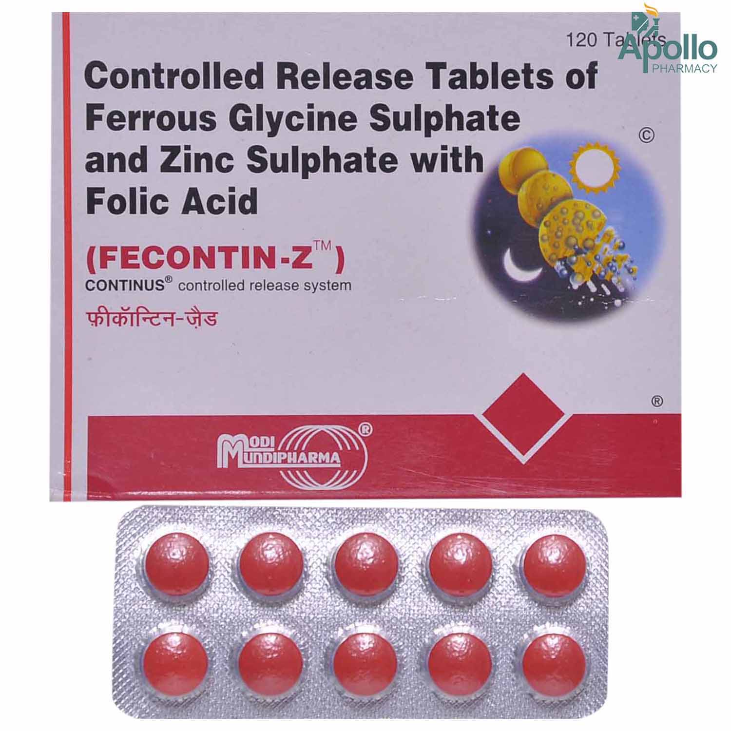 Buy Fecontin-Z Tablet 10's Online