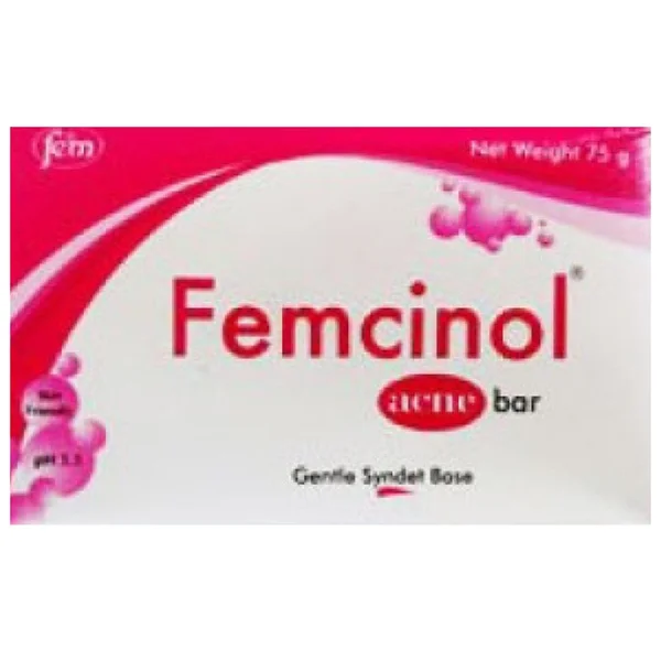 Femcinol Acne Soap 75 gm | For Acne, Pack of 1