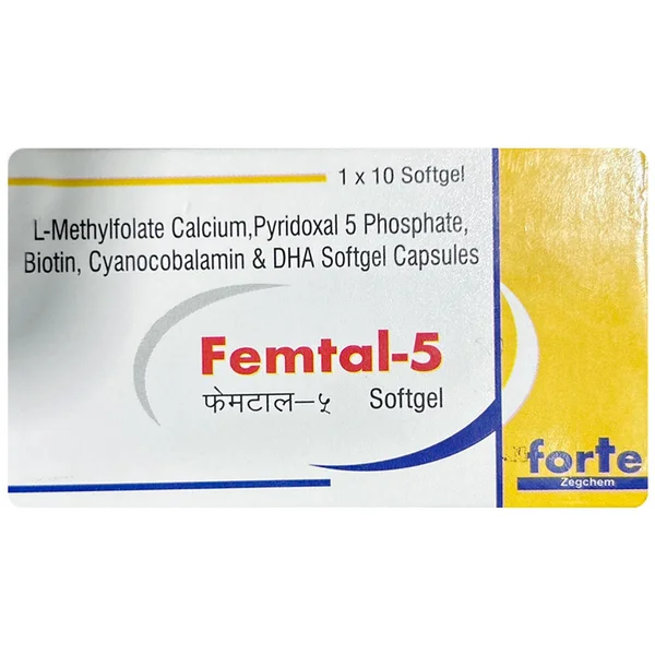 Femtal-5 Softgel Capsule 10's, Pack of 10