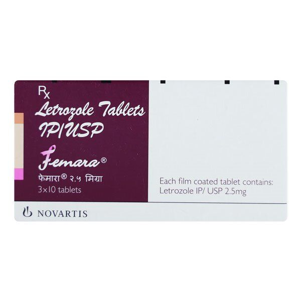Buy Femara 2.5 mg Tablet 10's Online