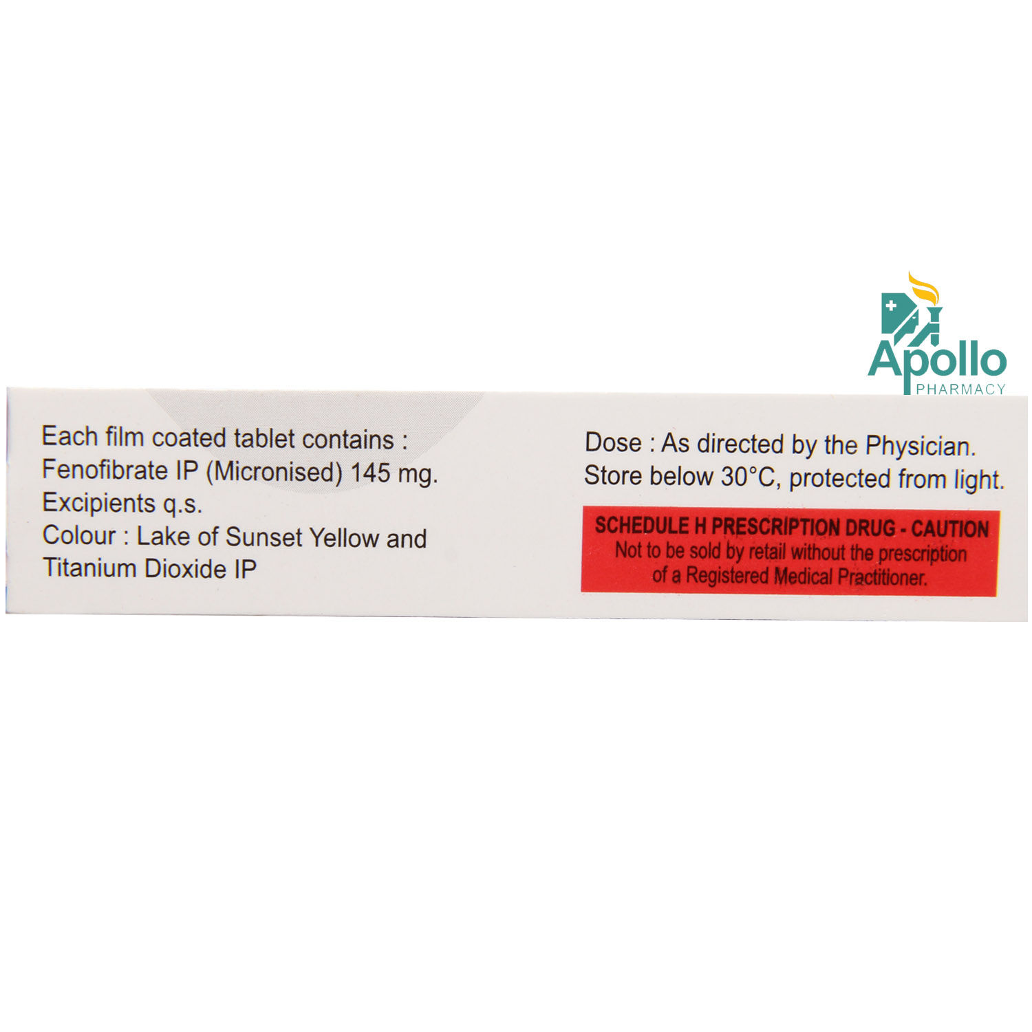 Feno TG Tablet 10's Price, Uses, Side Effects, Composition - Apollo ...