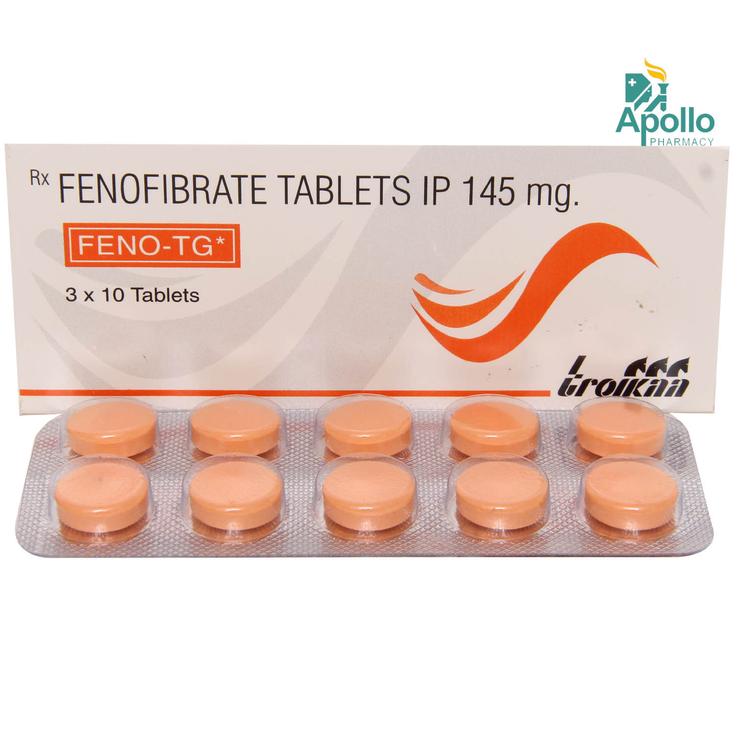 Feno TG Tablet 10's, Pack of 10 TABLETS Feno TG Tablet 10's, Pack of 10 TABLETS
