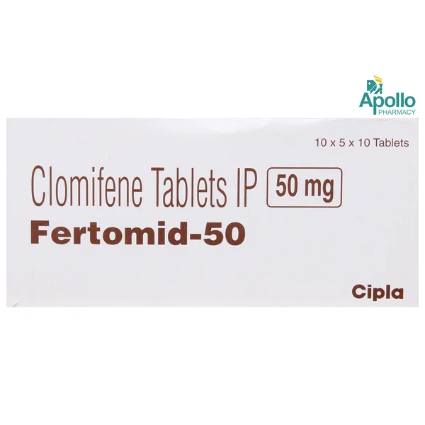 Fertomid-50 Tablet 10's, Pack of 10 TABLETS
