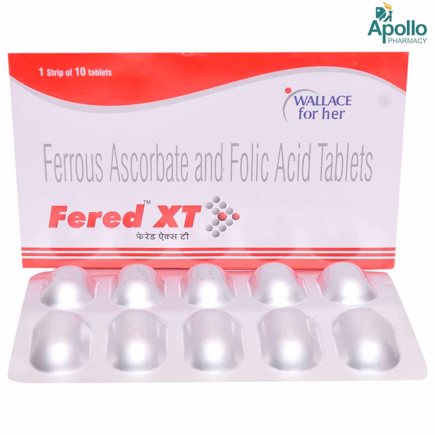 Fered XT Tablet 10's, Pack of 10 TABLETS Fered XT Tablet 10's, Pack of 10 TABLETS