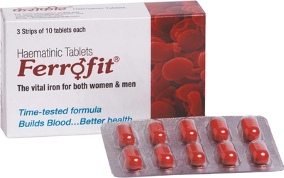 Ferrofit Tablet 10's, Pack of 10 TabletS