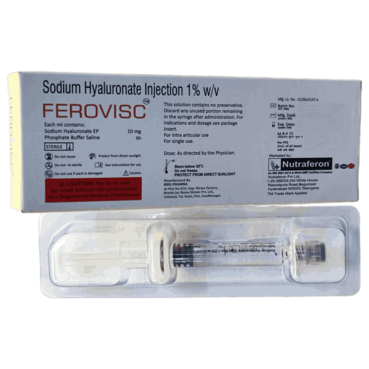 Nutraferon Ferovisc Injection 2 ml, Pack of 1 INJECTION Nutraferon Ferovisc Injection 2 ml, Pack of 1 INJECTION