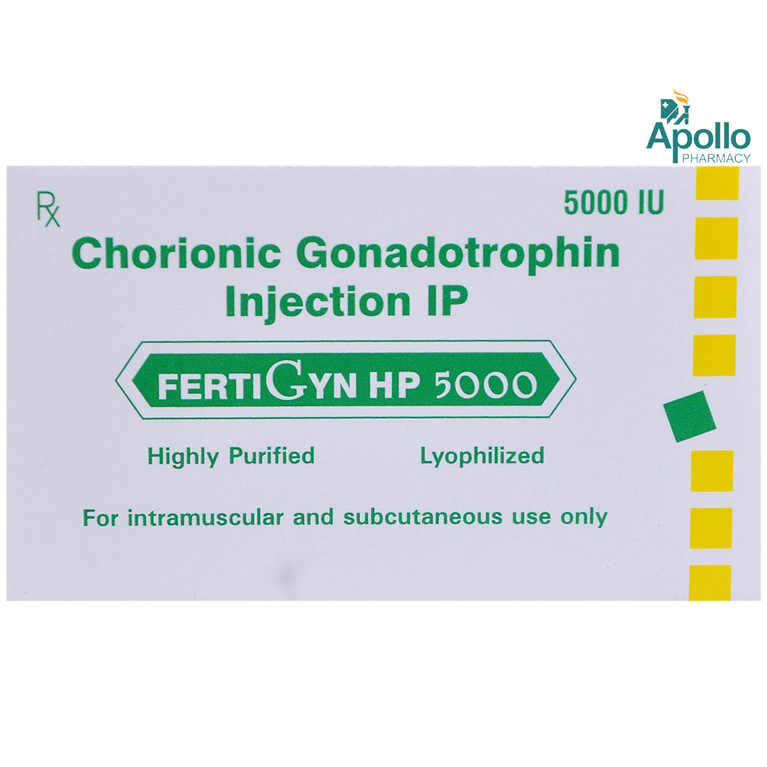 FertiGyn HP 5000IU Injection 1's, Pack of 1 INJECTION FertiGyn HP 5000IU Injection 1's, Pack of 1 INJECTION