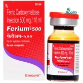 Ferium-500 Injection 10 ml, Pack of 1 INJECTION