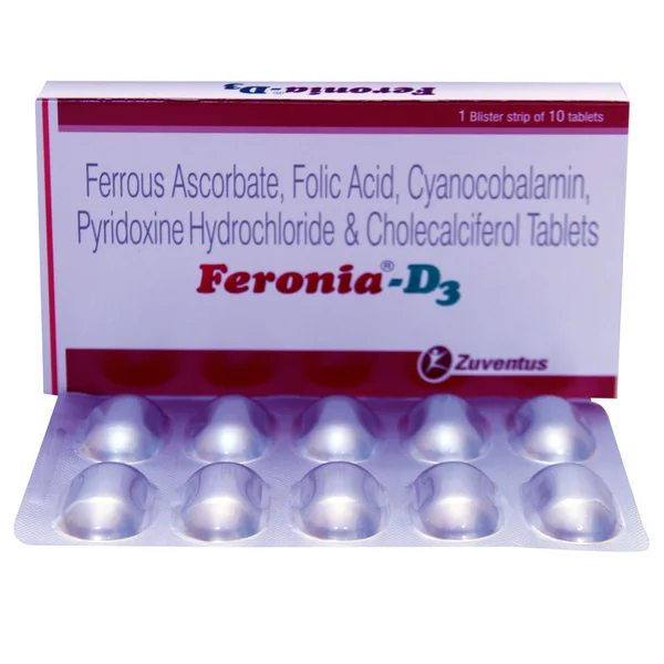 Feronia D3 Tablet 10's, Pack of 10