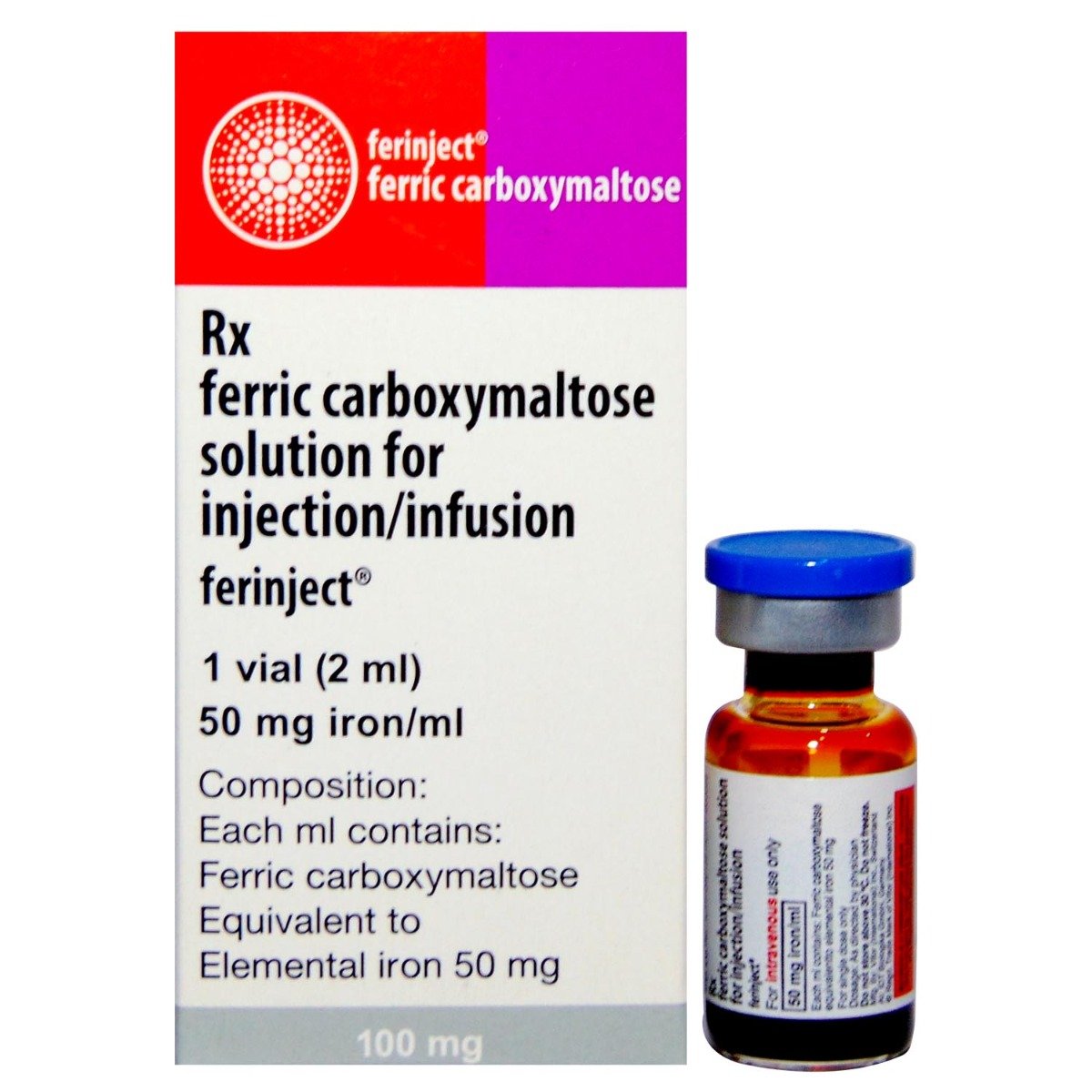 Ferinject Solution For Injection 2 ml, Pack of 1 Injection Ferinject Solution For Injection 2 ml, Pack of 1 Injection