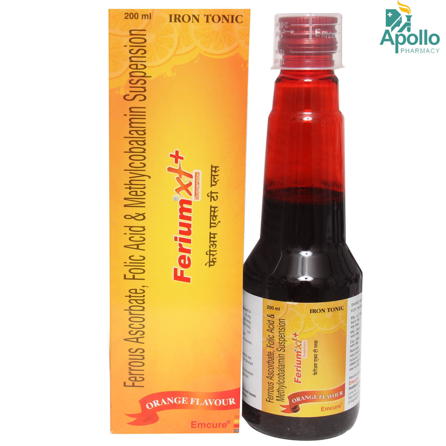 Ferium XT Plus Orange Suspension 200 ml, Pack of 1 SUSPENSION Ferium XT Plus Orange Suspension 200 ml, Pack of 1 SUSPENSION