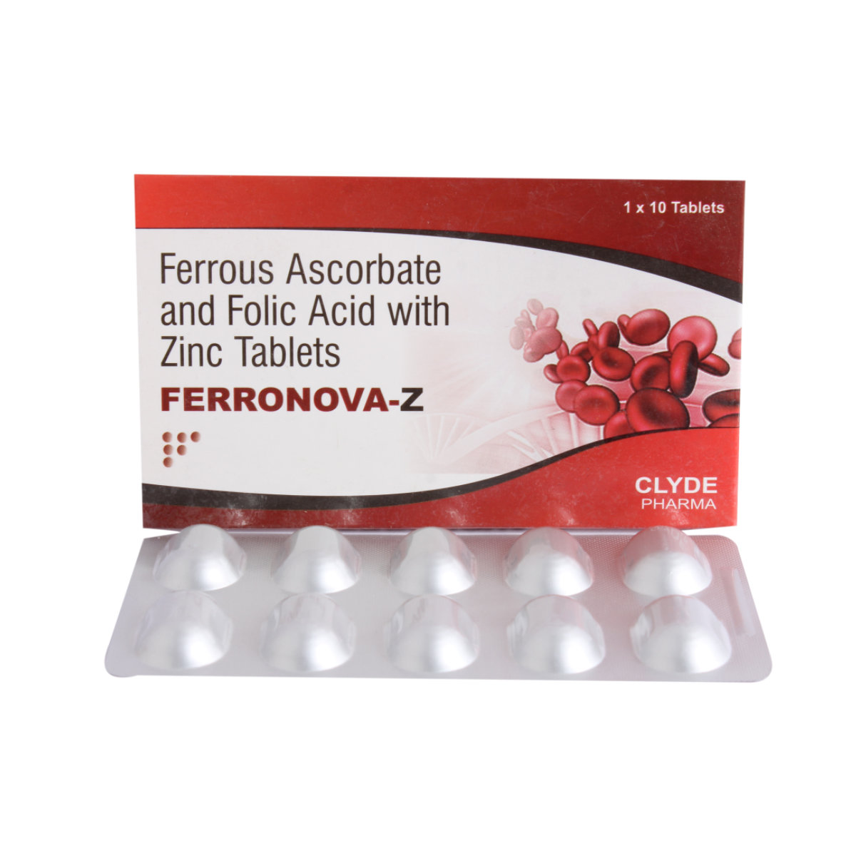 Ferronova -Z Tablet 10's, Pack of 10 TABLETS Ferronova -Z Tablet 10's, Pack of 10 TABLETS
