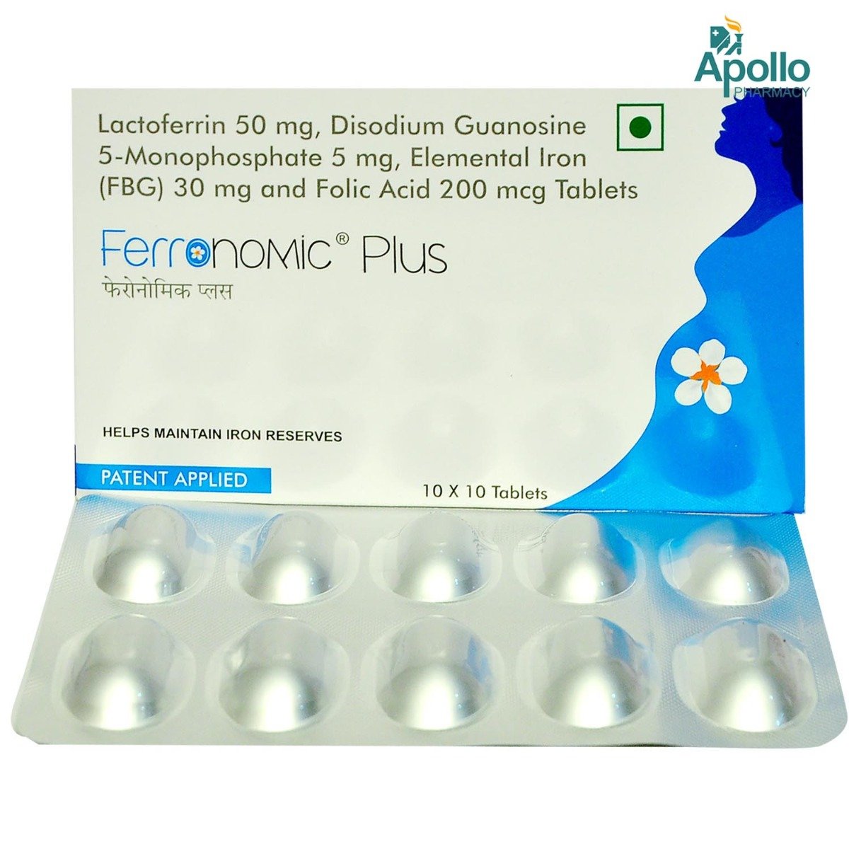 Ferronomic Plus Tablet 10's, Pack of 10 Ferronomic Plus Tablet 10's, Pack of 10