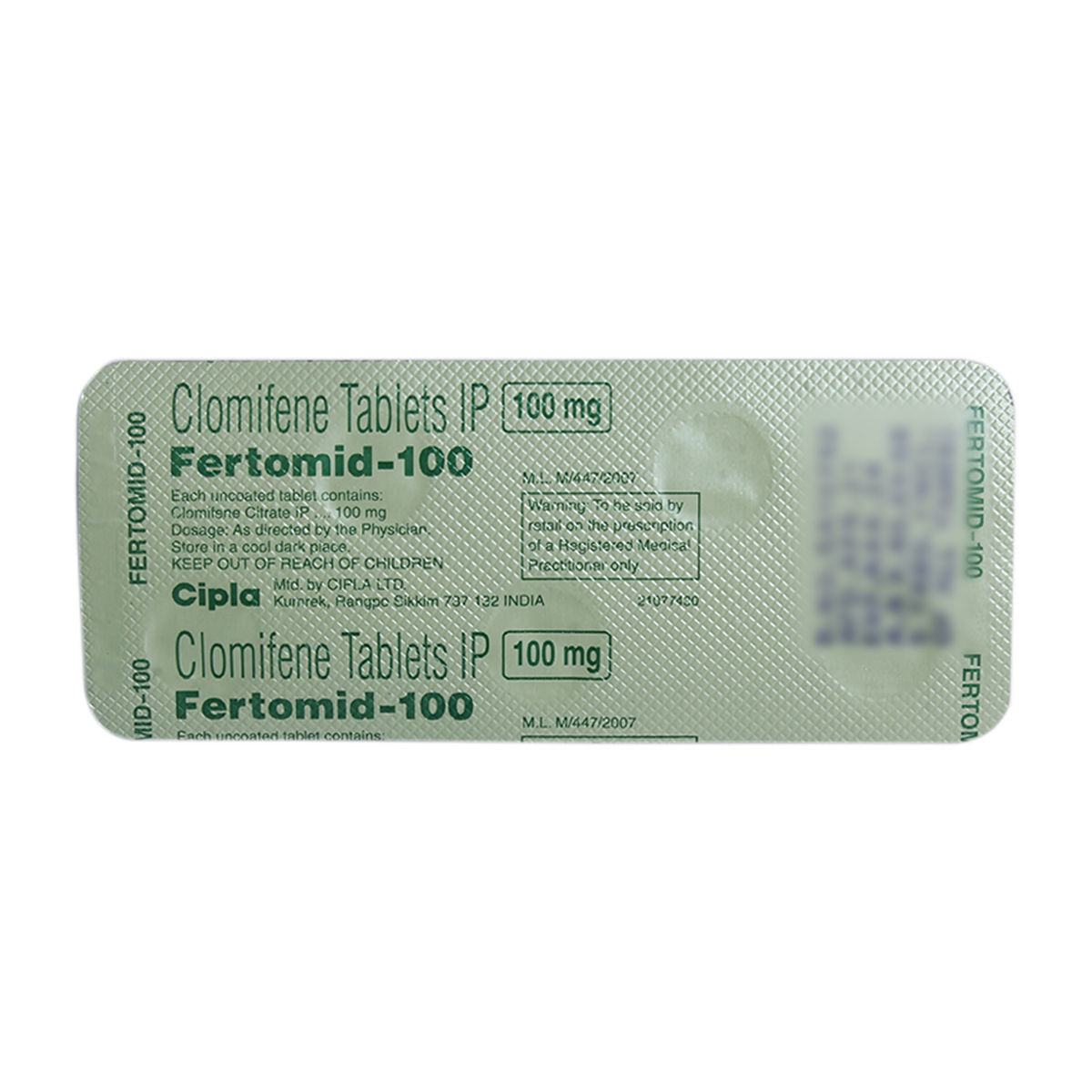 Buy Fertomid-100 Tablet 5's Online