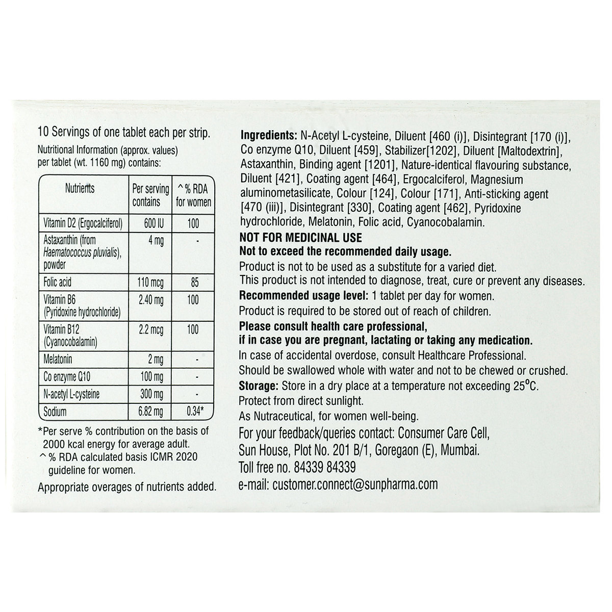 Fertisure Fem Tablet 10's, Pack of 10 Fertisure Fem Tablet 10's, Pack of 10