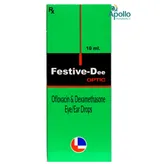 Festive Dee Optic Eye/Ear Drops 10 ml, Pack of 1 EYE/EAR DROPS