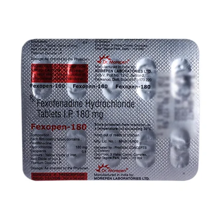 Fexopen 180 mg Tablet 10's
