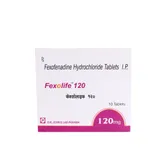 Fexolife 120 mg Tablet 10's, Pack of 10 TABLETS
