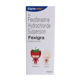 Fexigra 30 mg Raspberry &amp; Vanilla Suspension 100 ml, Pack of 1 LIQUID
