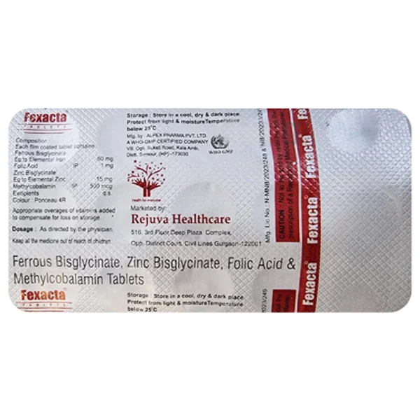Fexacta Tablet 15's