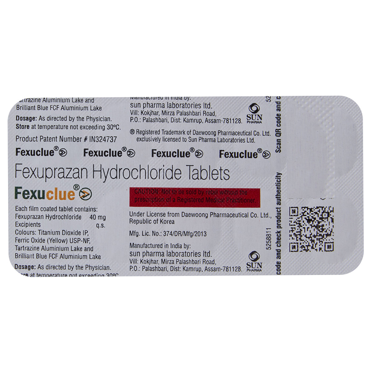 Fexuclue Tablet 10's, Pack of 10 Fexuclue Tablet 10's, Pack of 10