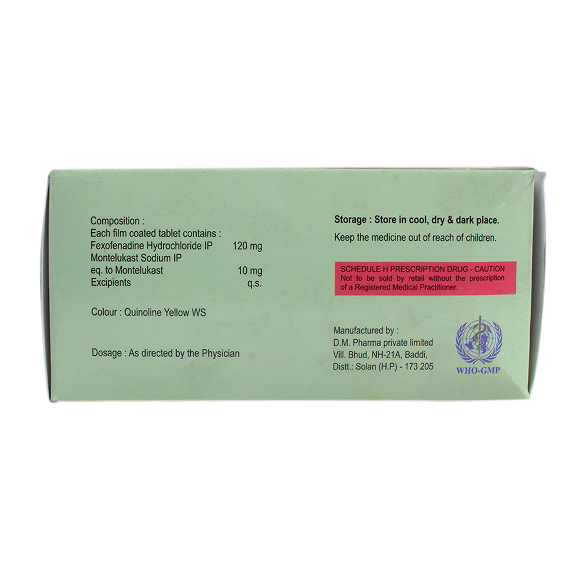 FFD-Mont Tablet 10's, Pack of 10 TABLETS FFD-Mont Tablet 10's, Pack of 10 TABLETS