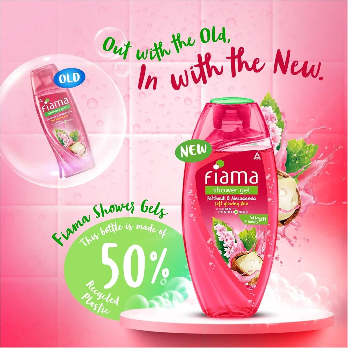 Fiama Patchouli & Macadamia Shower Gel, 250 ml, Pack of 1 Fiama Patchouli & Macadamia Shower Gel, 250 ml, Pack of 1