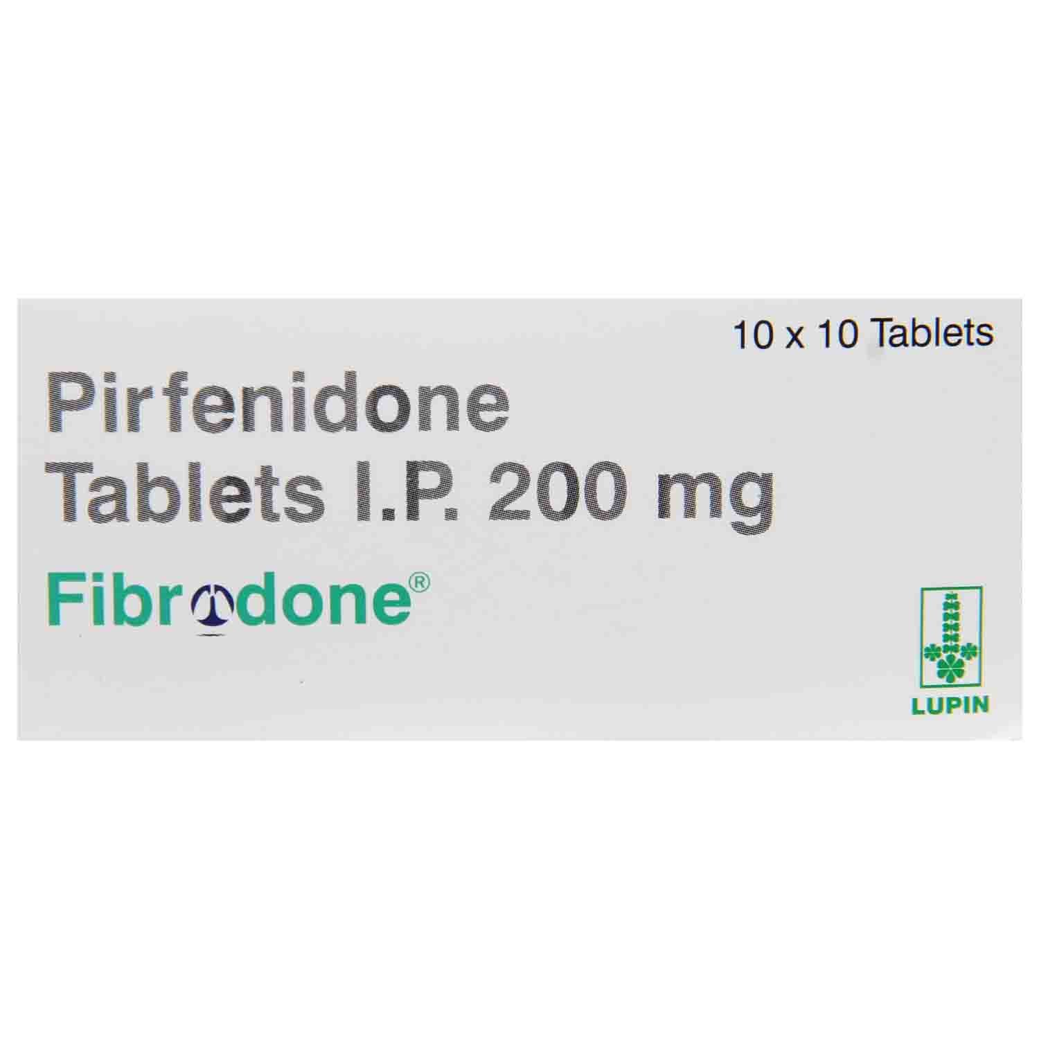 Fibrodone Tablet 10's, Pack of 10 TABLETS Fibrodone Tablet 10's, Pack of 10 TABLETS