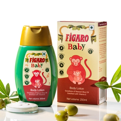 Figaro Baby Body Lotion, 200 ml, Pack of 1