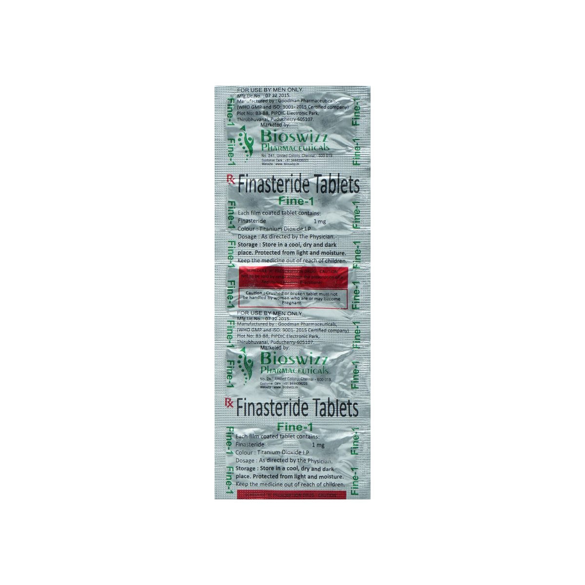 Fine 1 Tablet 10's, Pack of 10 TabletS Fine 1 Tablet 10's, Pack of 10 TabletS