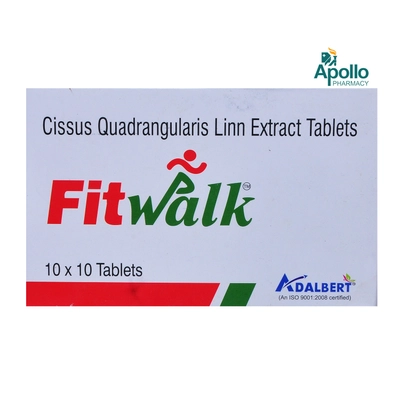 Fitwalk Tablet 10's, Pack of 10 TABLETS