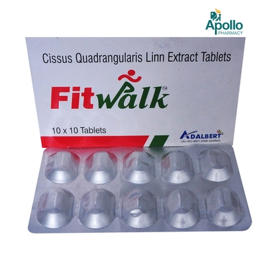 Fitwalk Tablet 10's, Pack of 10 TABLETS