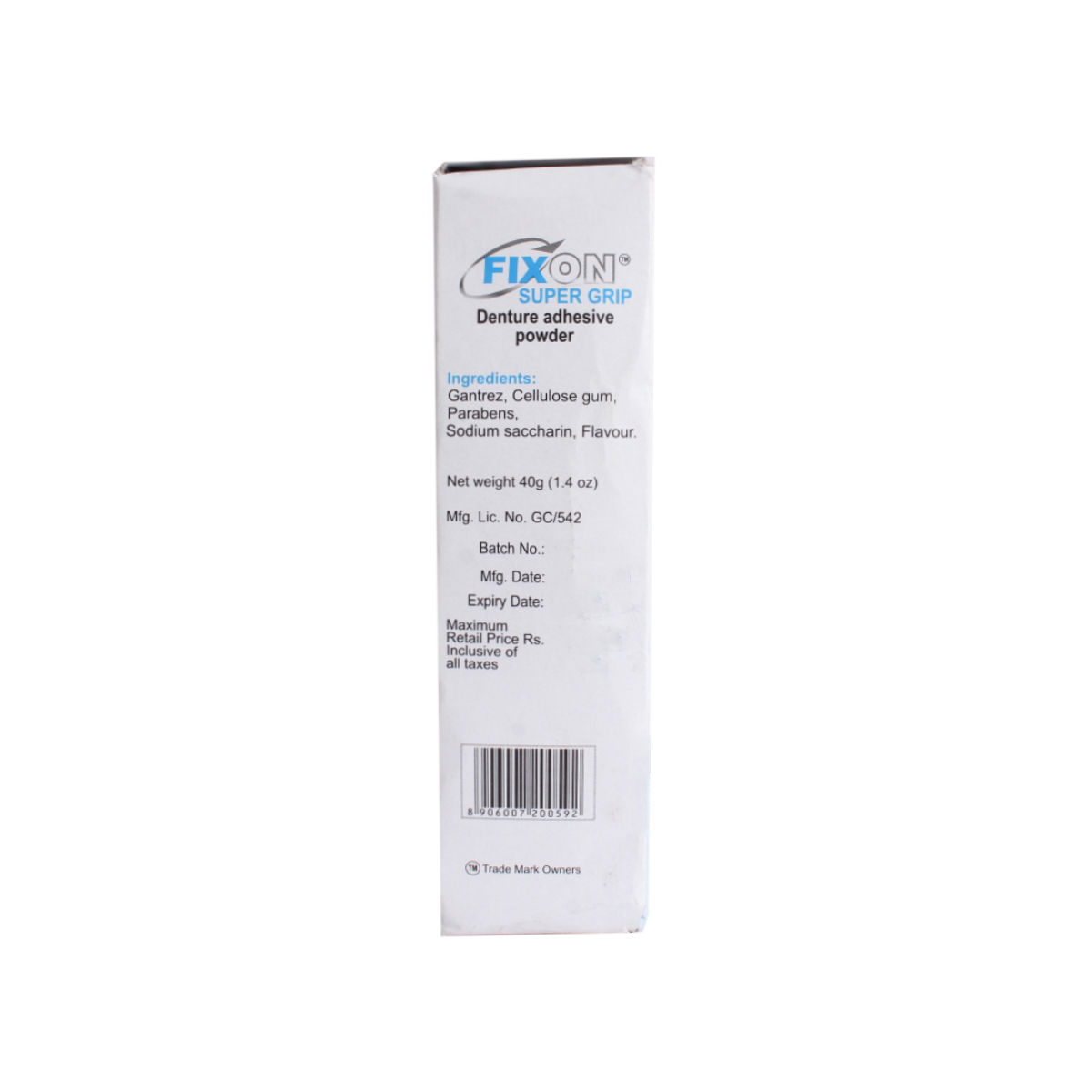 Fixon Super Grip Powder, 40 gm Price, Uses, Side Effects, Composition ...