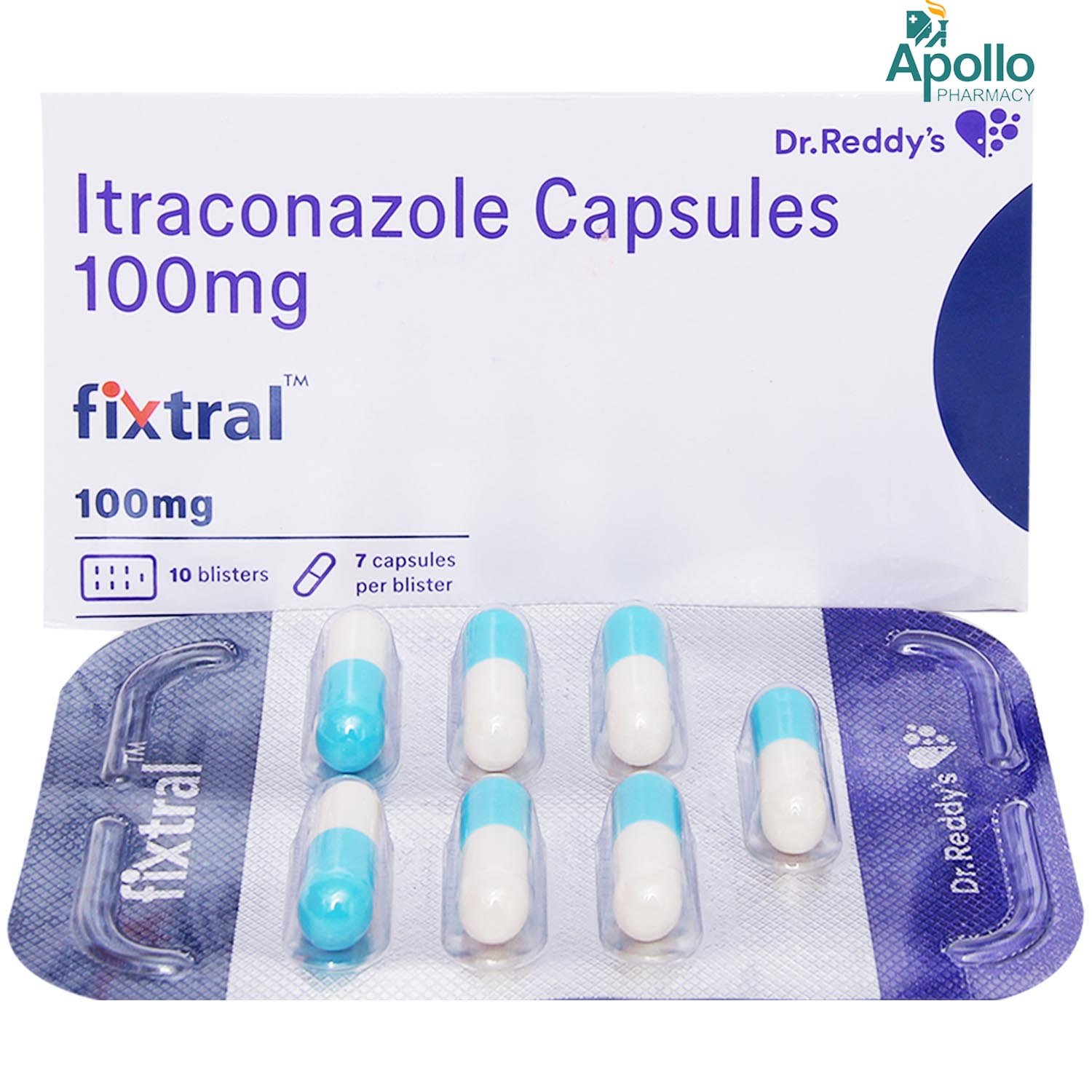 Fixtral 100 mg Capsule 7's, Pack of 7 CAPSULES Fixtral 100 mg Capsule 7's, Pack of 7 CAPSULES