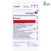 Fixtral 100 mg Capsule 7's, Pack of 7 CAPSULES