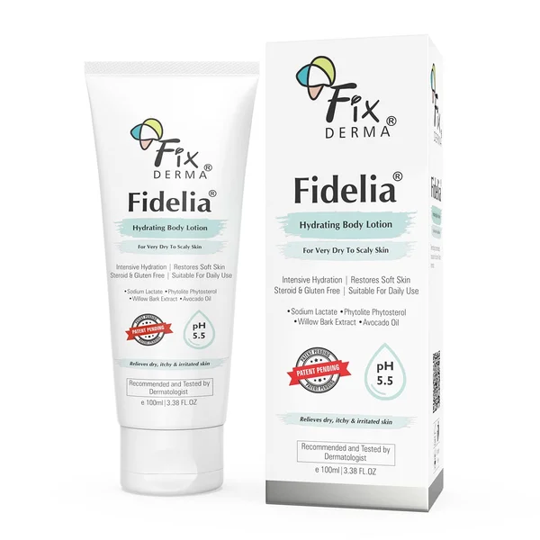 Fixderma Fidelia pH 5.5 Hydrating Body Lotion, 100 ml