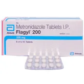 Flagyl 200 Tablet 15's, Pack of 15 TABLETS