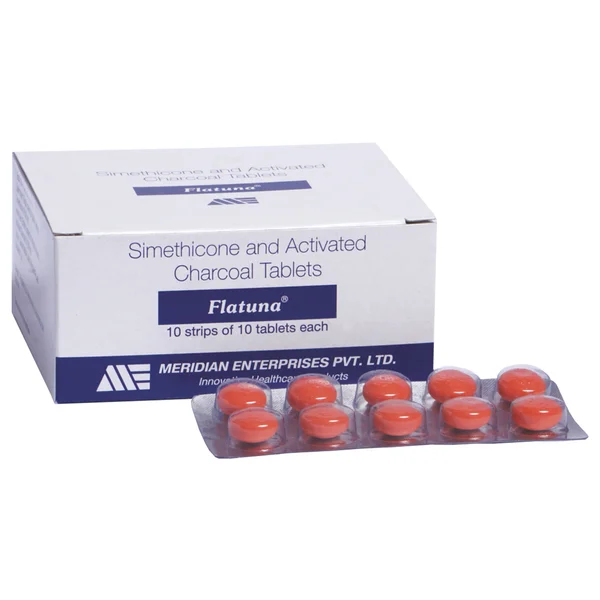 Flatuna Tablet 10's, Pack of 10 TabletS