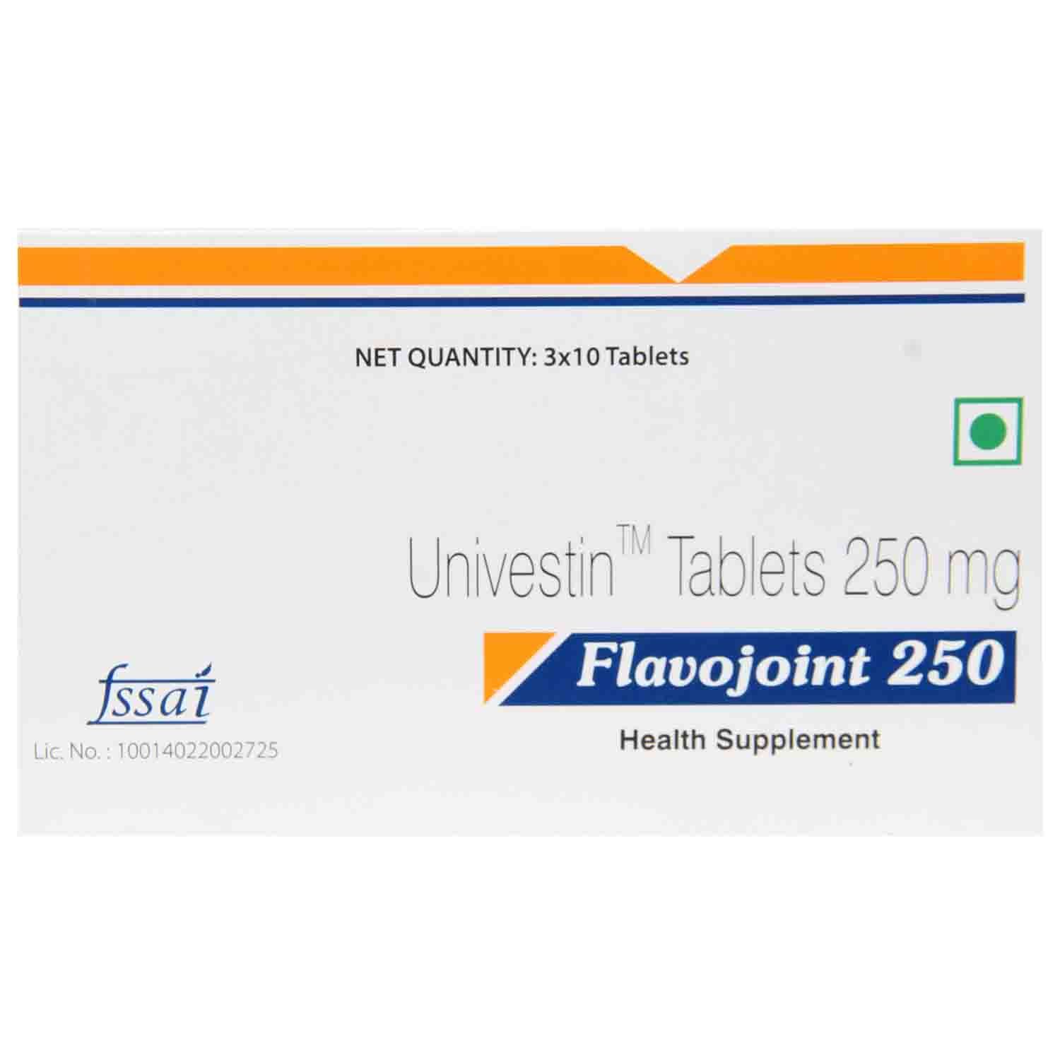 Buy Flavojoint 250 Tablet 10's Online