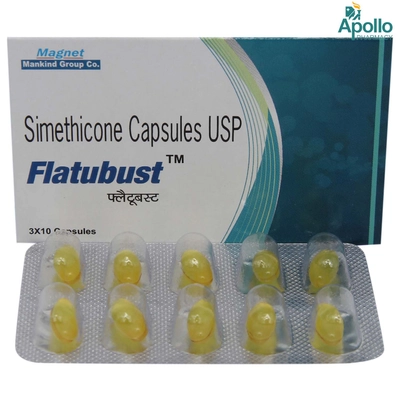 Flatubust Capsule 10's, Pack of 10 CAPSULES