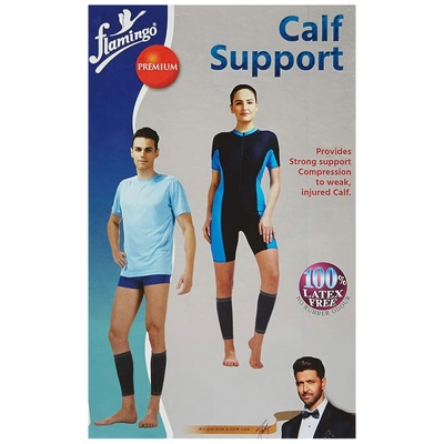 Flamingo Premium Calf Support Medium, 1 Pair, Pack of 1