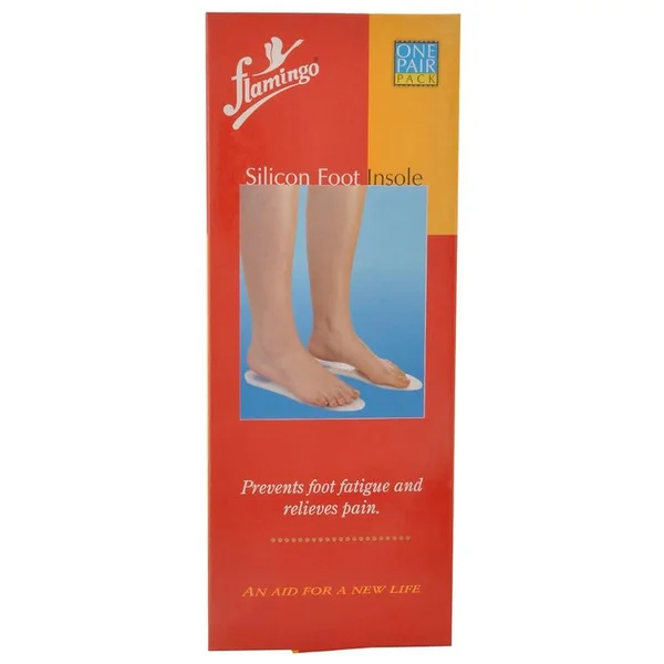 Flamingo Silicone Foot Insole XL, 1 Pair