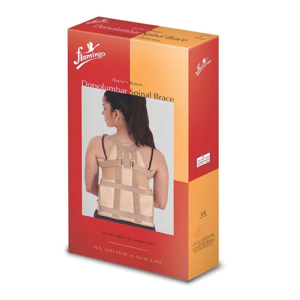 Flamingo Dorsolumber Spinal Brace XL Beige, 1 Count, Pack of 1
