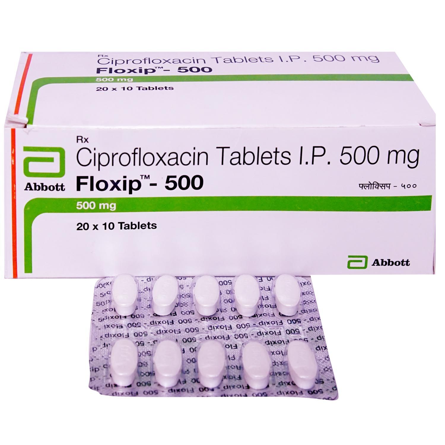 Buy Floxip 500 mg Tablet 10's Online